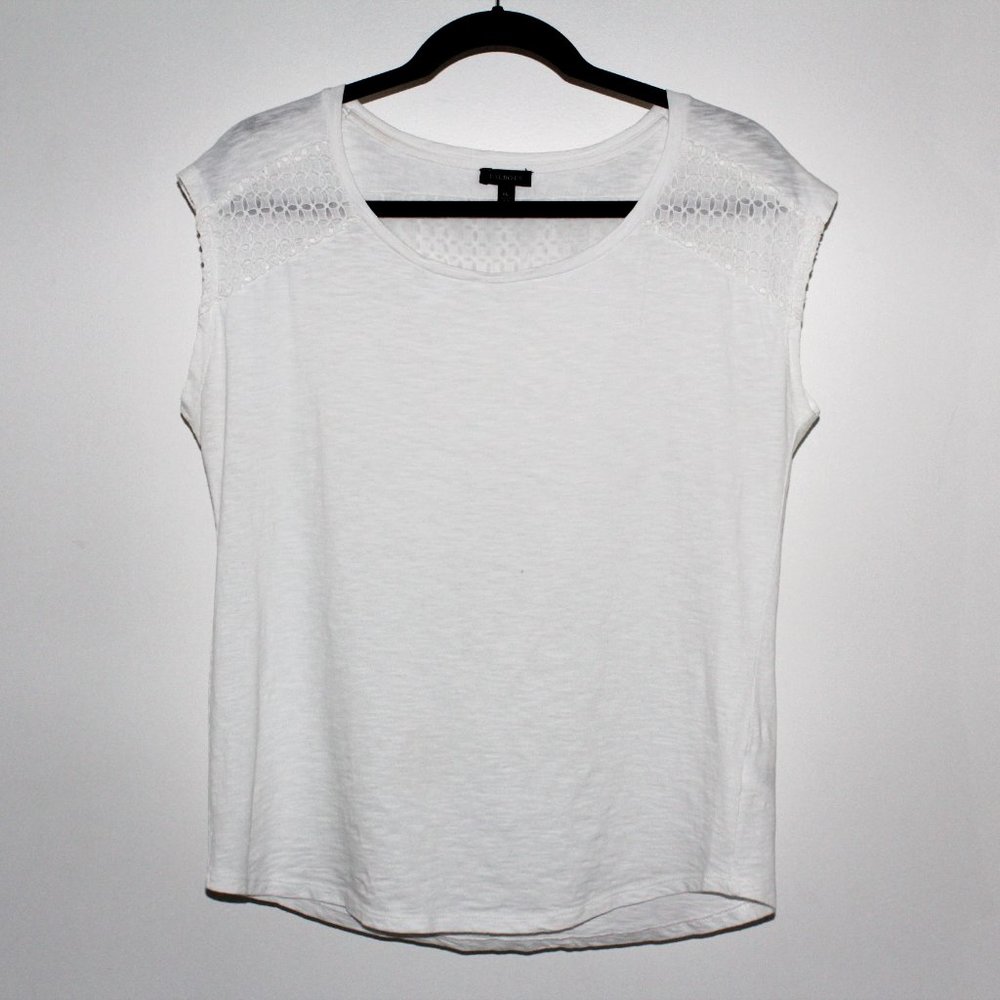 Talbots Lace Detail Tank Top